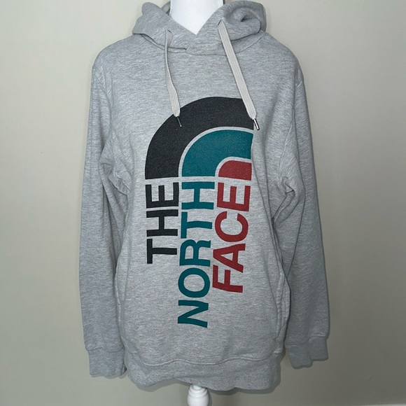 The North Face Other - The North Face S Grey Gray Logo Hoodie Sweater Long Sleeve Hooded Men’s